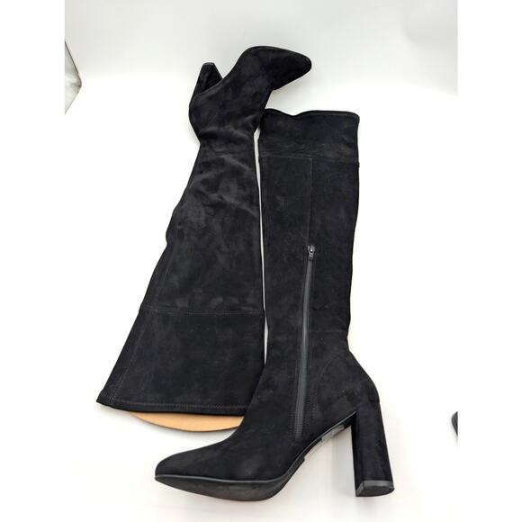 Jeffrey Campbell Parisah Over The Knee Boots Women's Black Size US7 EU38 - Picture 6 of 9